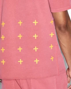 Best Sale Ksubi Pixel Sign Biggie Ss Tee Sundown