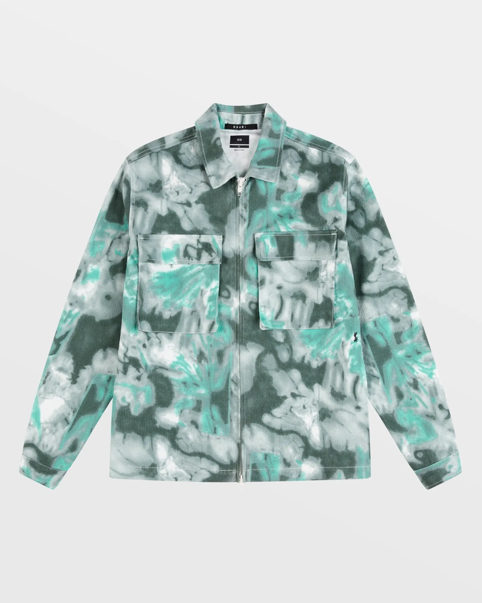 Sale Ksubi Program Ls Shirt Green Dye