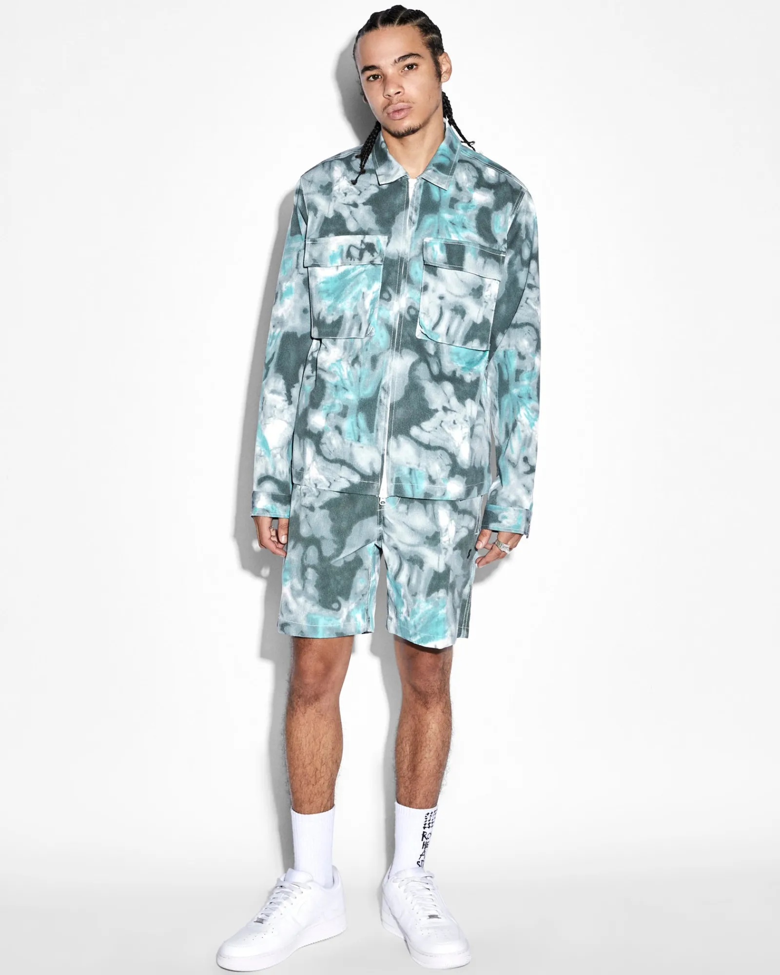 Sale Ksubi Program Ls Shirt Green Dye