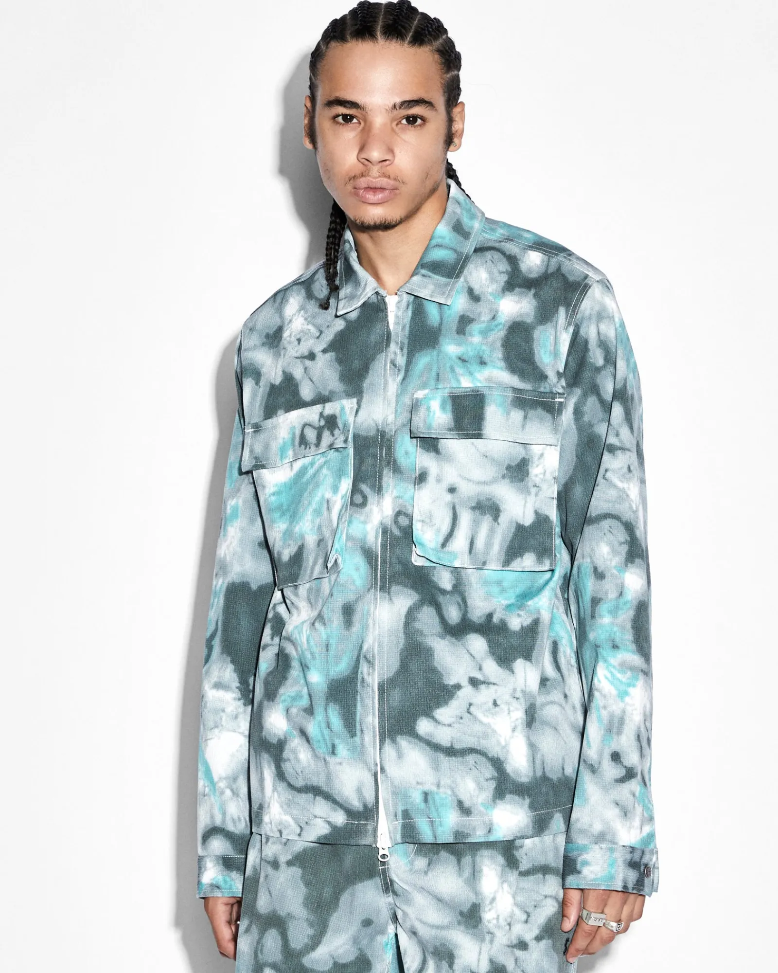 Sale Ksubi Program Ls Shirt Green Dye