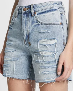 Hot Ksubi Racer Short Trashed Liftime