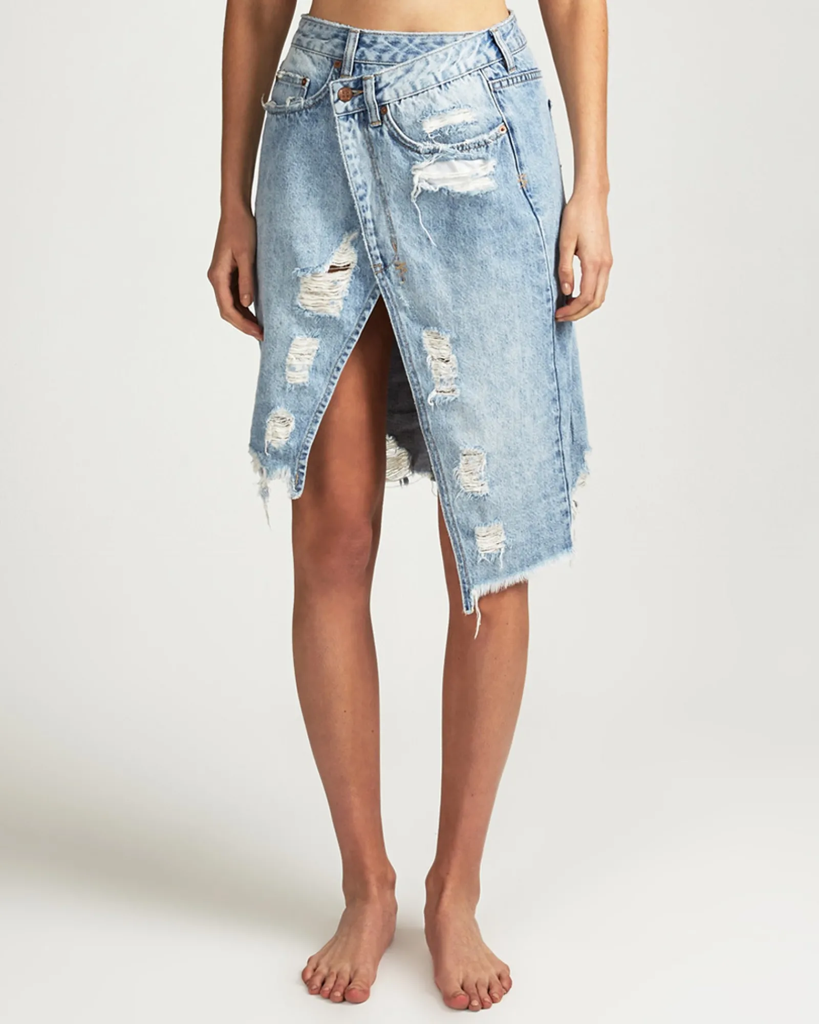 Flash Sale Ksubi Rap Midi Skirt Dirty Harry