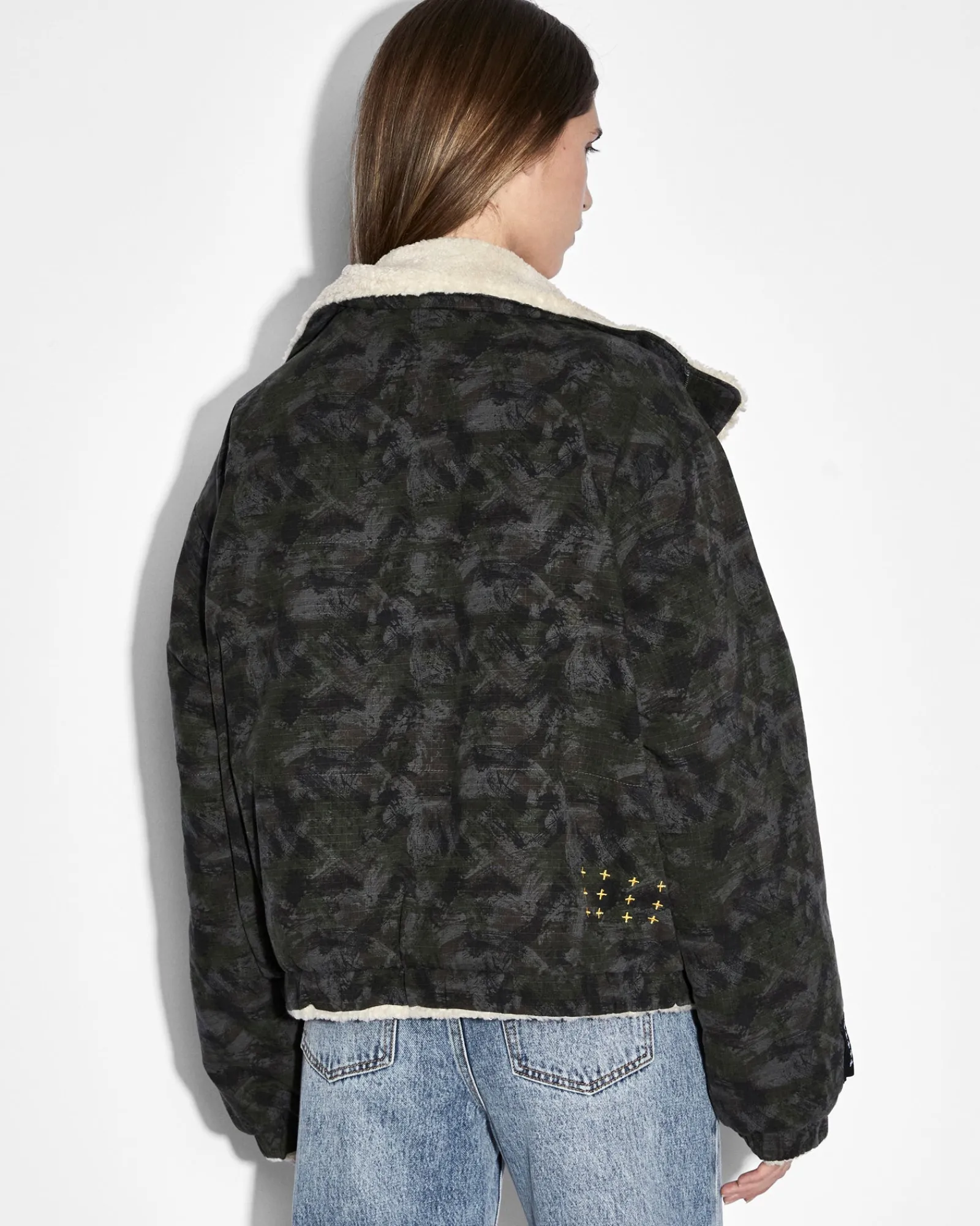 Flash Sale Ksubi Reversible Puffer Jacket Camo / Ecru