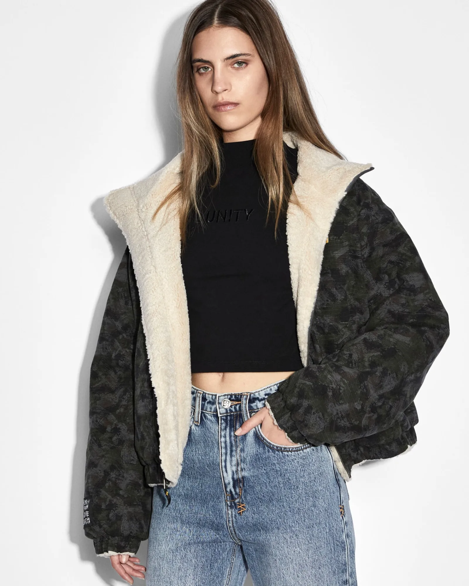 Flash Sale Ksubi Reversible Puffer Jacket Camo / Ecru