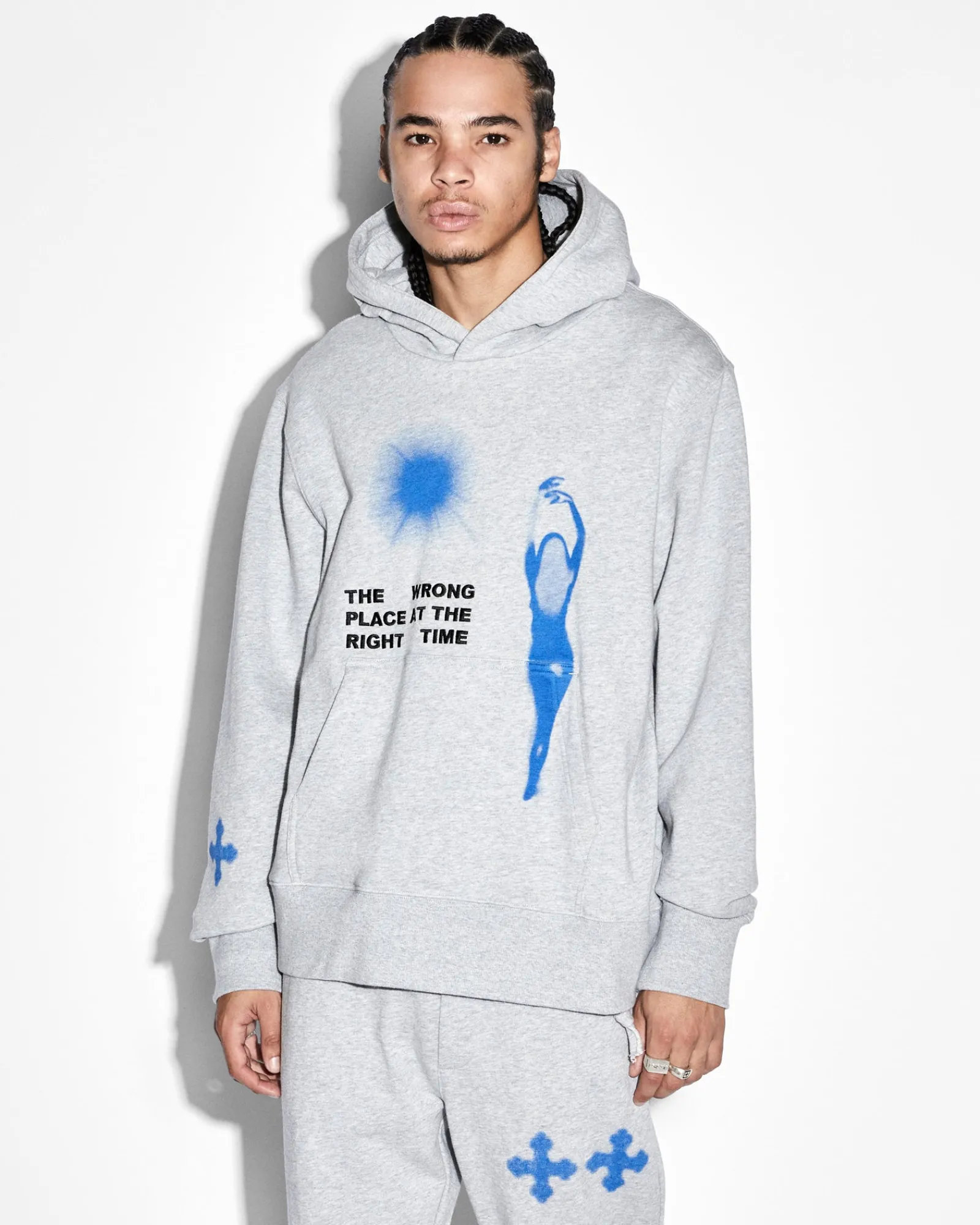 Hot Ksubi Right Time Kash Hoodie Grey Marle