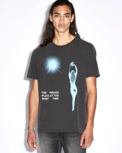Best Ksubi Right Time Kash Ss Tee Faded Black