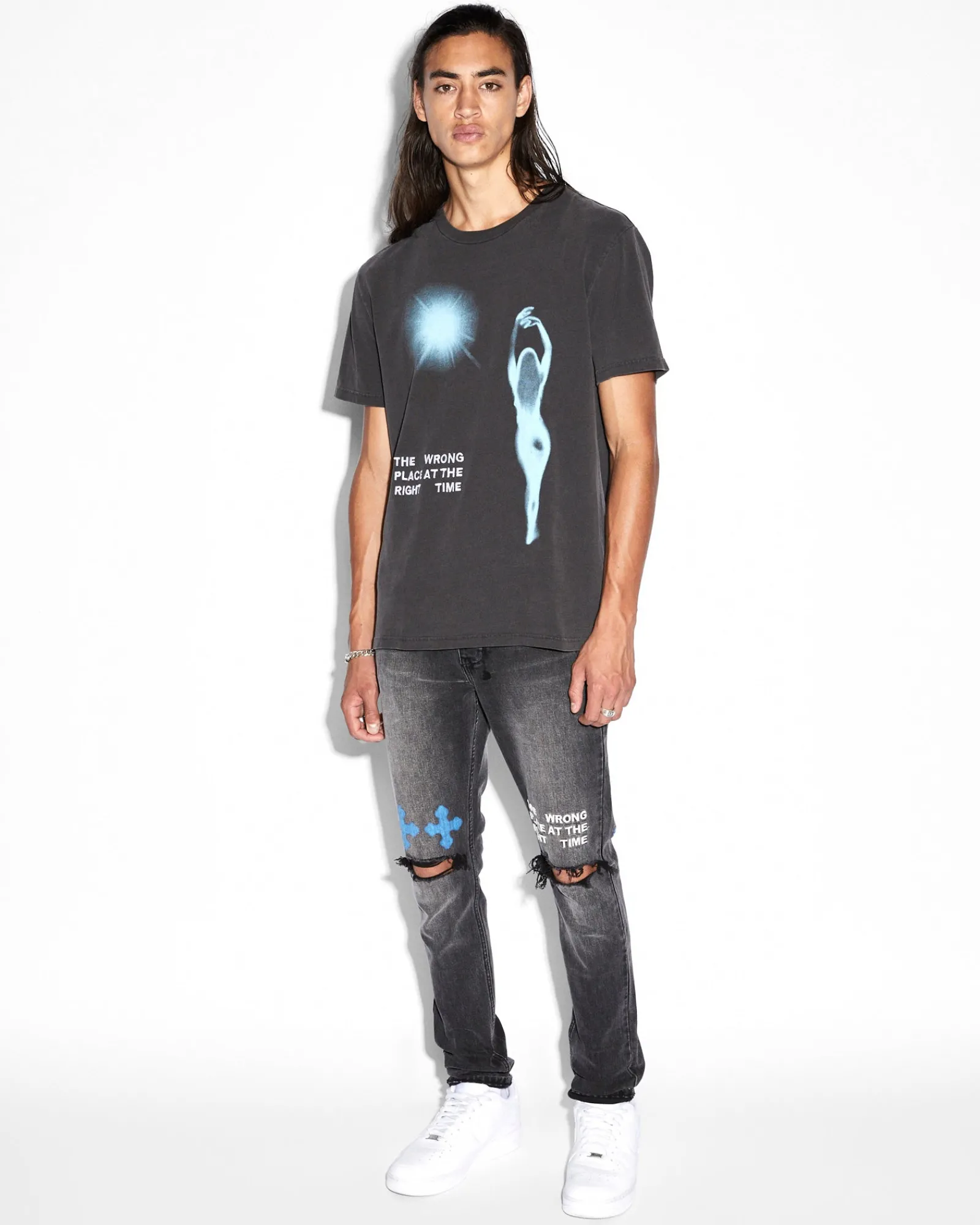 Best Ksubi Right Time Kash Ss Tee Faded Black