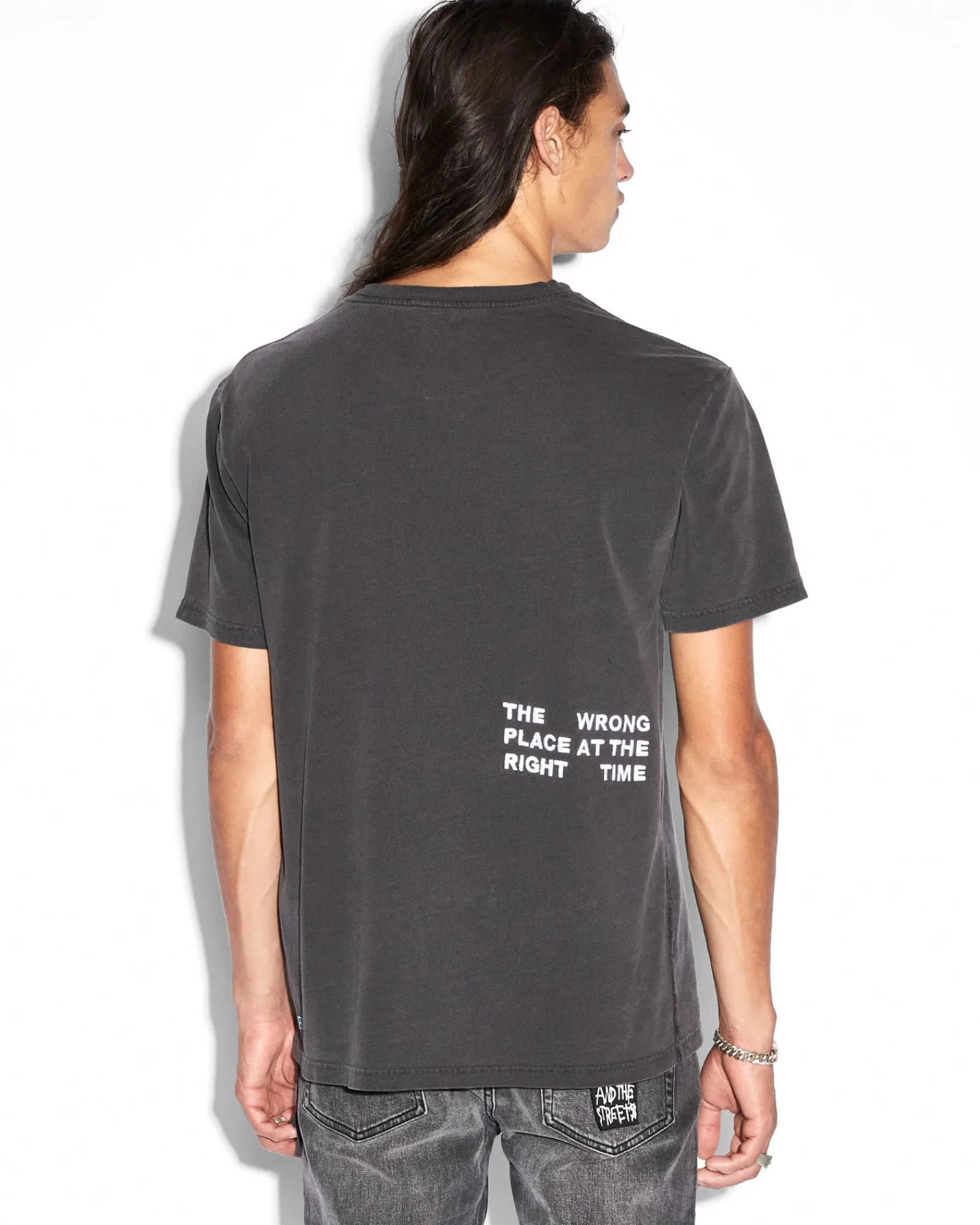 Best Ksubi Right Time Kash Ss Tee Faded Black