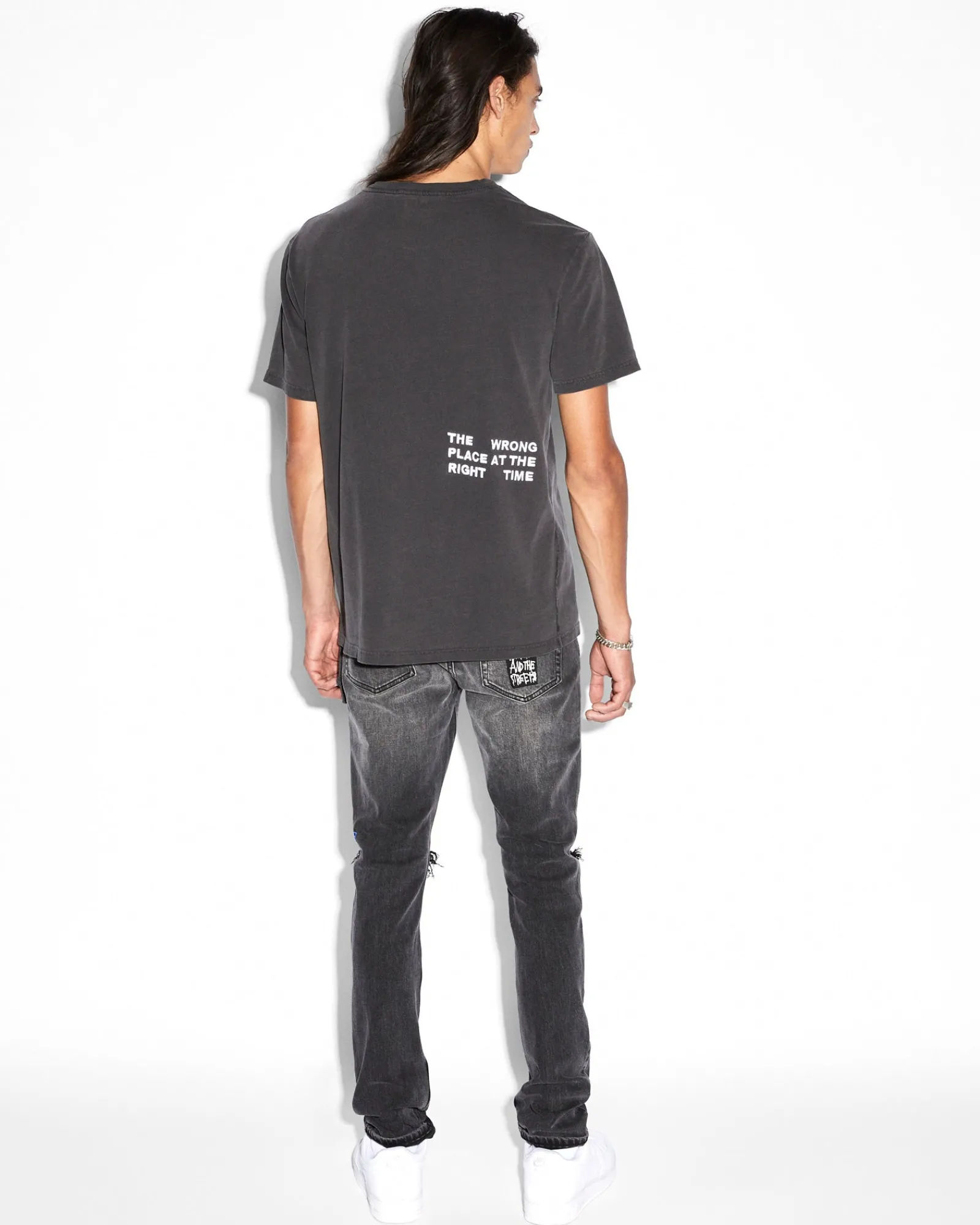 Best Ksubi Right Time Kash Ss Tee Faded Black