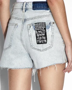 Discount Ksubi Rise N Hi Short Muse Repair
