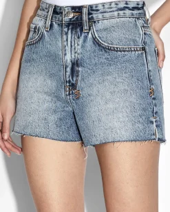 Shop Ksubi Rise N Hi Shorts Haven Repair