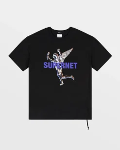 Shop Ksubi Rolls Biggie Ss Tee Jet Black