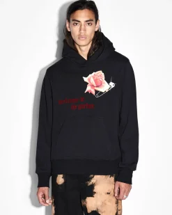 Best Sale Ksubi Rose Garden Kash Hoodie Jet Black