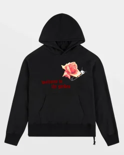 Best Sale Ksubi Rose Garden Kash Hoodie Jet Black