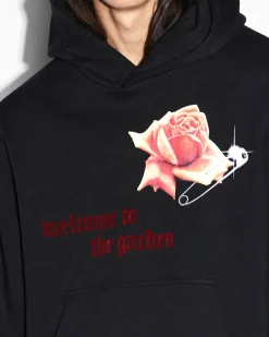 Best Sale Ksubi Rose Garden Kash Hoodie Jet Black