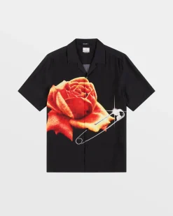 Hot Ksubi Rose Garden Resort Ss Shirt Black