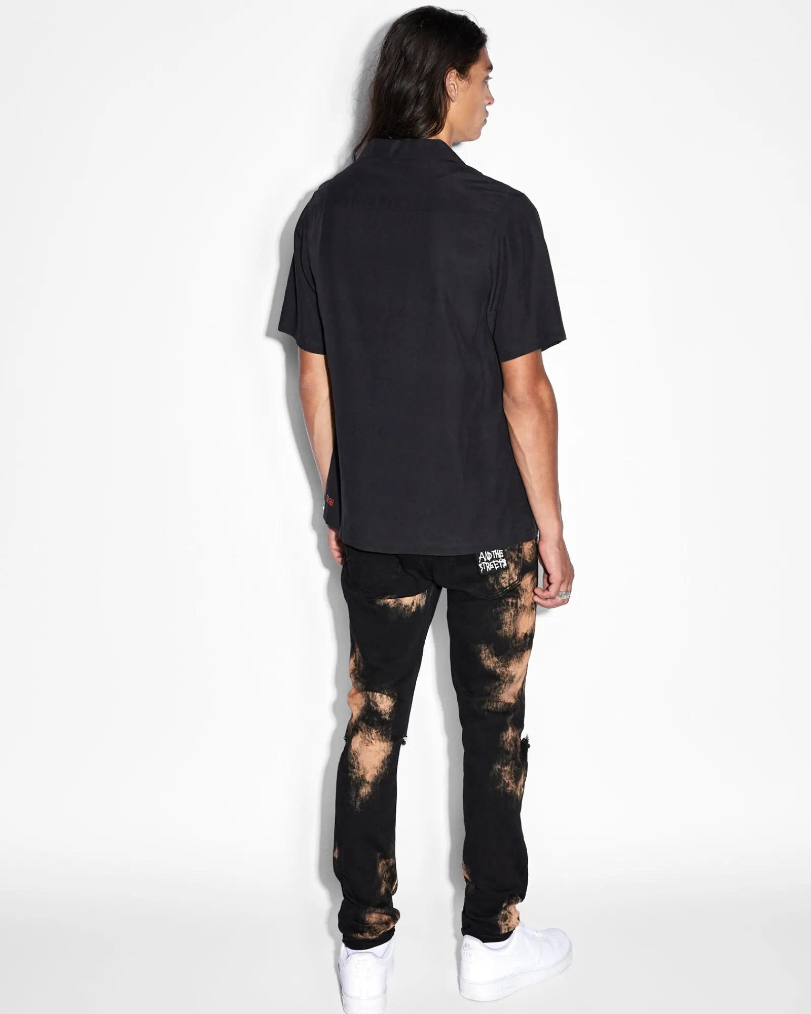 Hot Ksubi Rose Garden Resort Ss Shirt Black