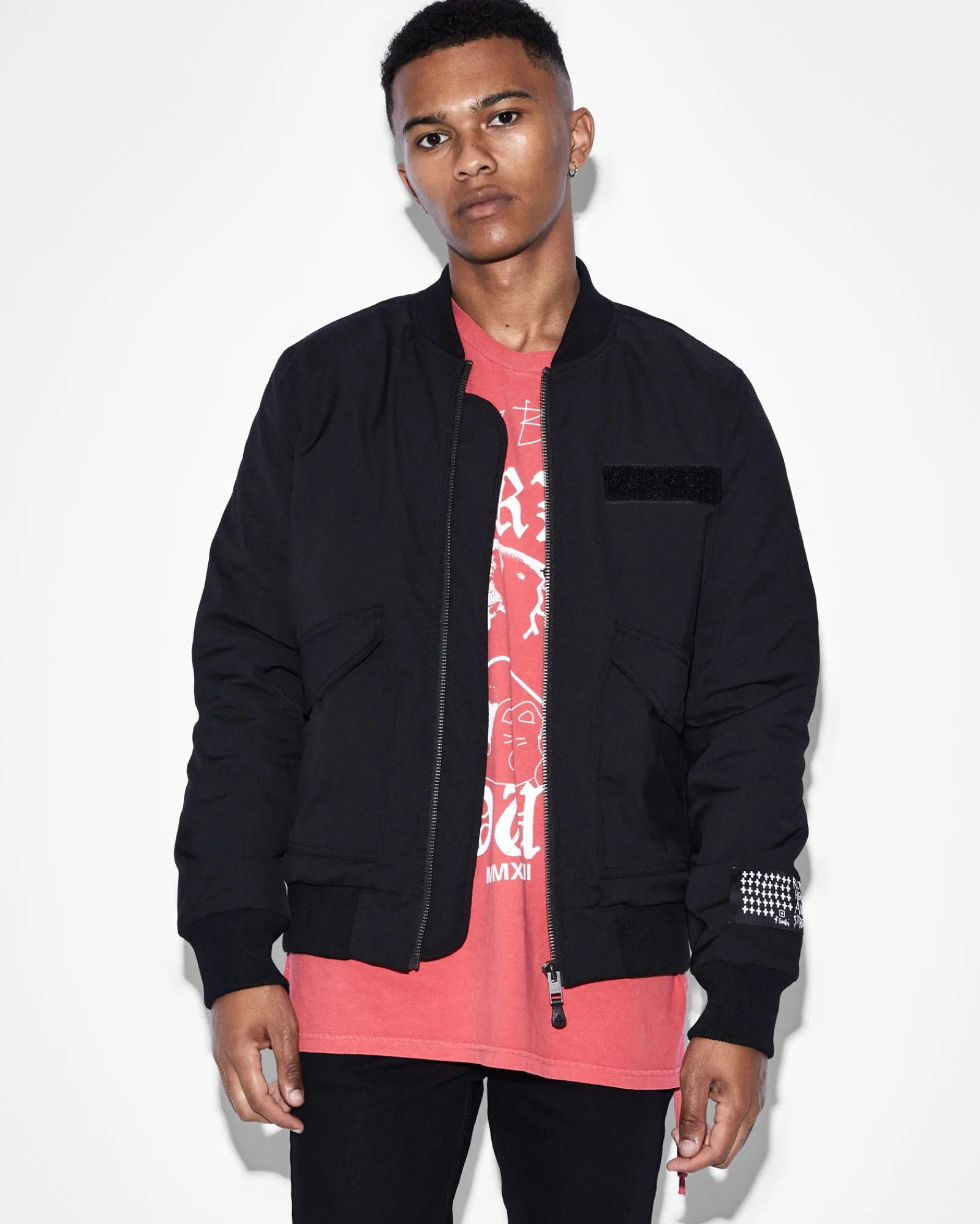 Store Ksubi Royalty Bomber Jacket Black