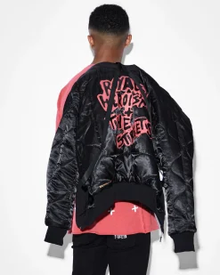 Store Ksubi Royalty Bomber Jacket Black