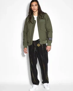 Outlet Ksubi Royalty Bomber Jacket Khaki