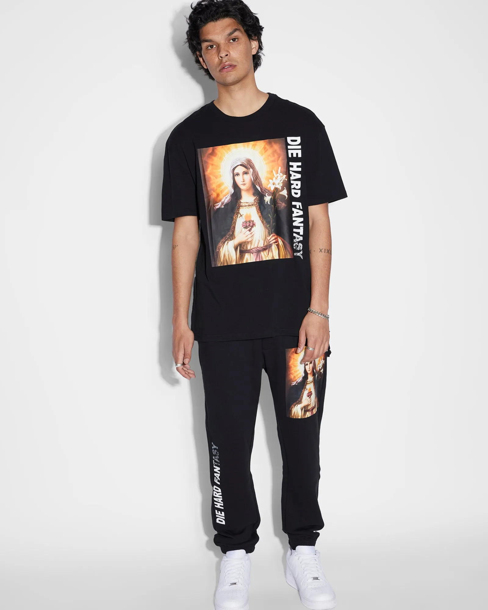 Shop Ksubi Saint Lofi Trak Jet Black