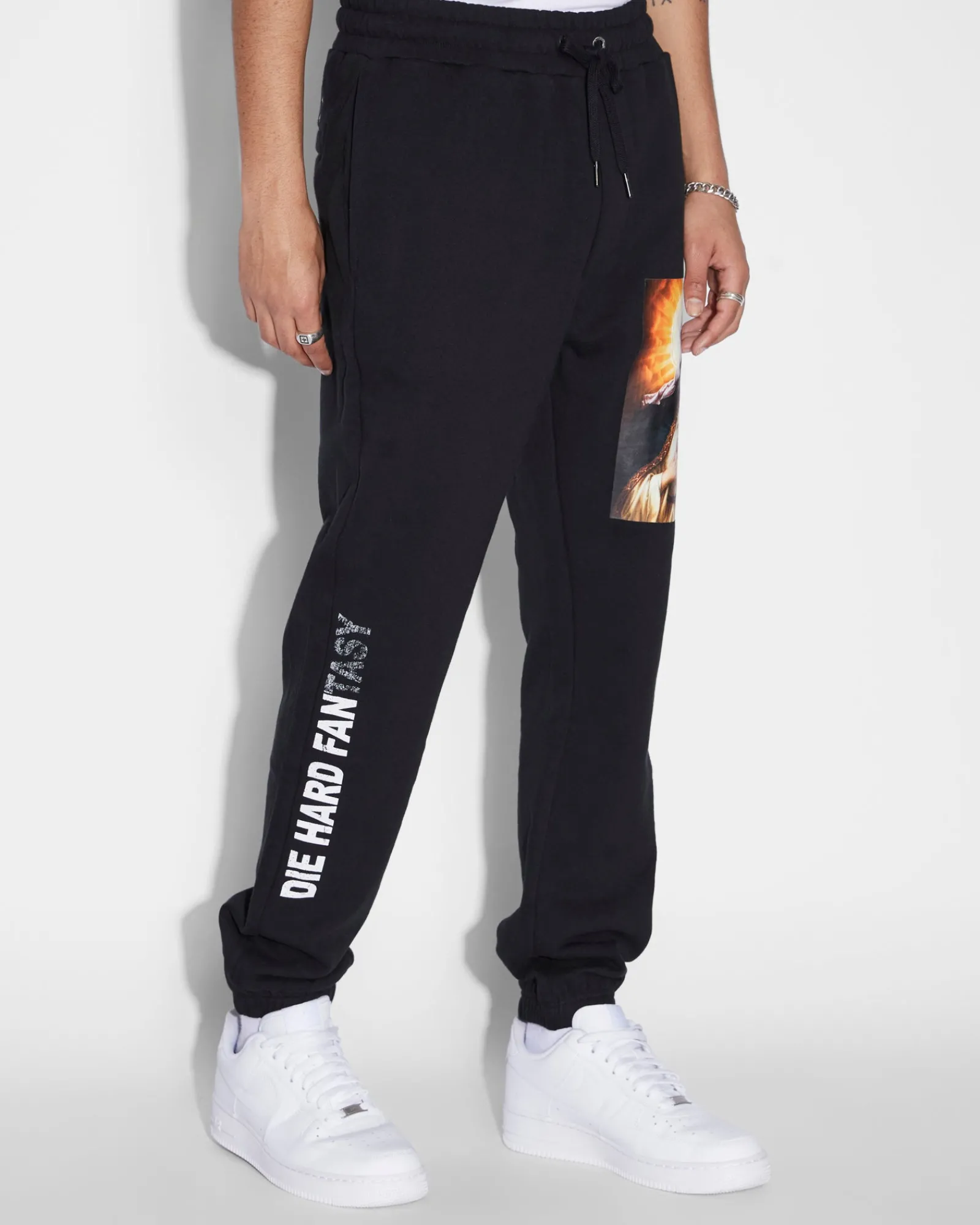 Shop Ksubi Saint Lofi Trak Jet Black