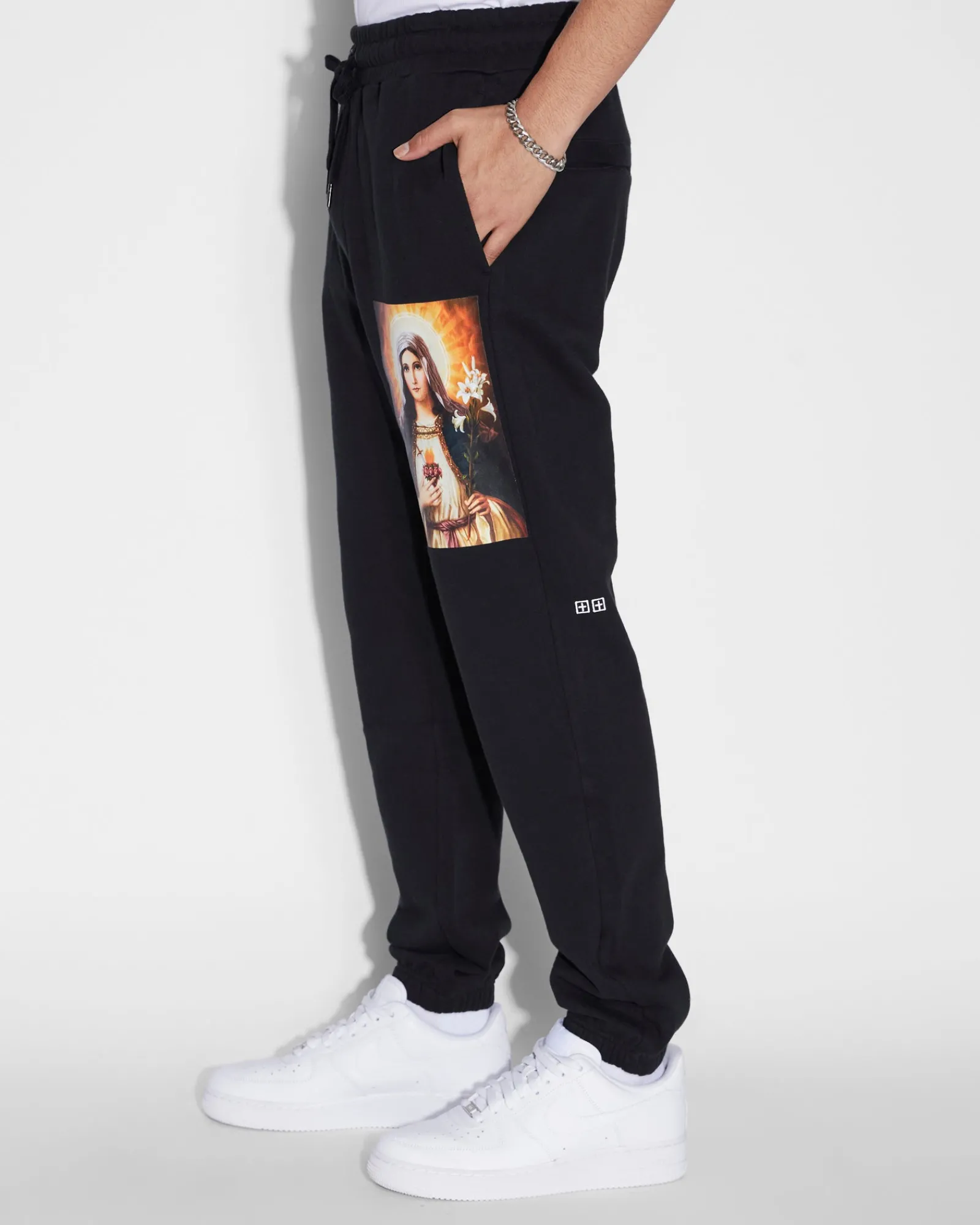 Shop Ksubi Saint Lofi Trak Jet Black