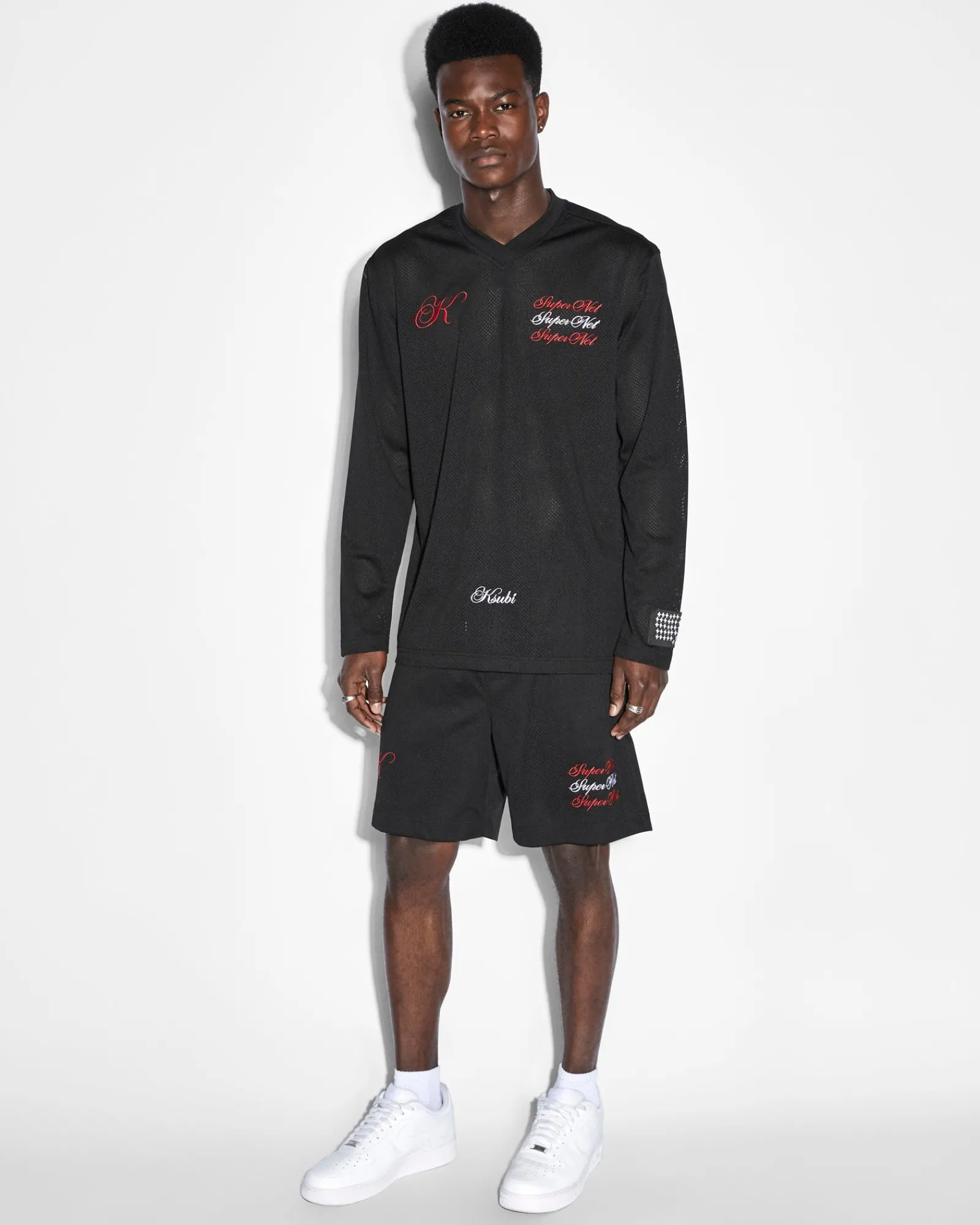 Store Ksubi Scripted Hockey Jersey Black