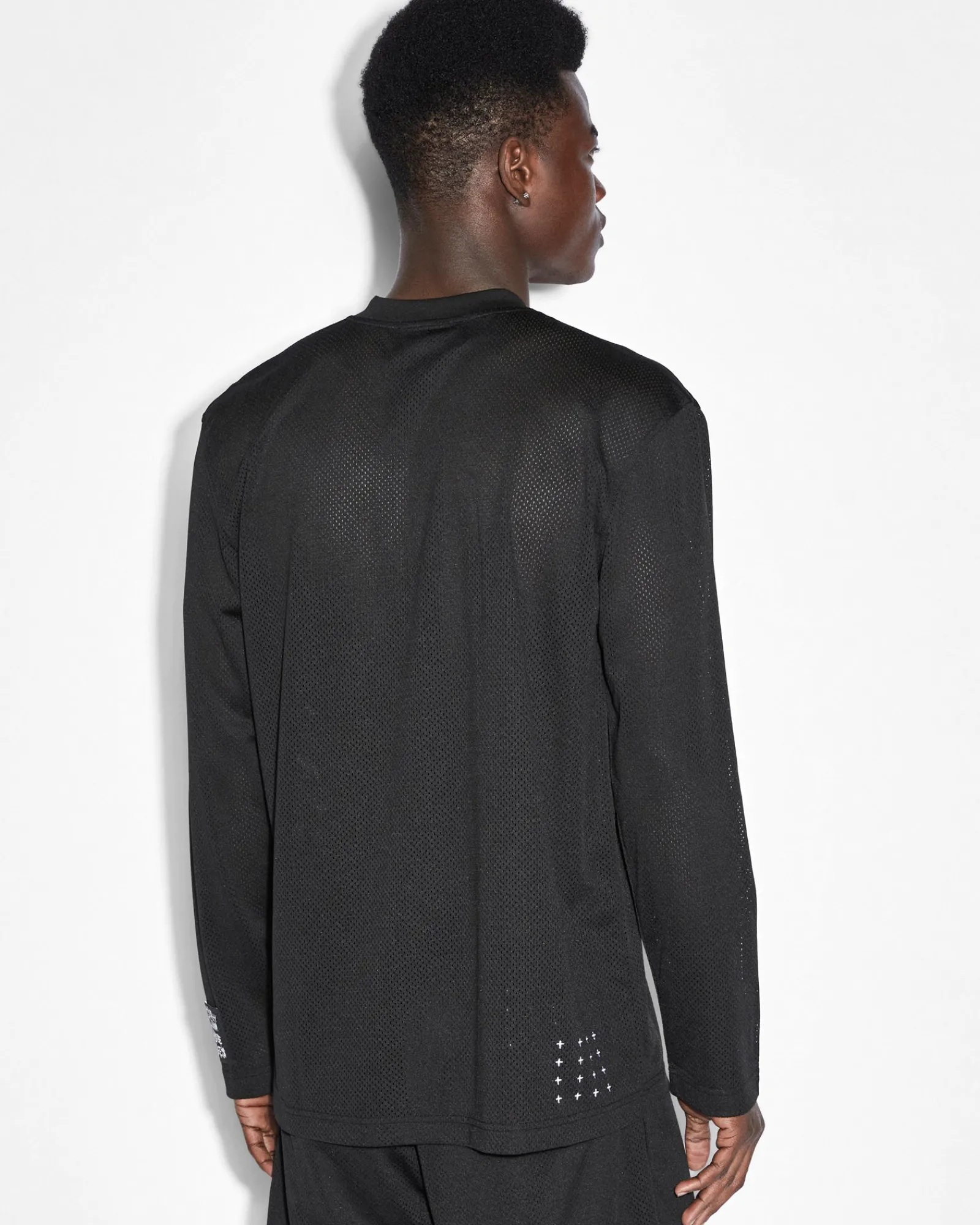 Store Ksubi Scripted Hockey Jersey Black