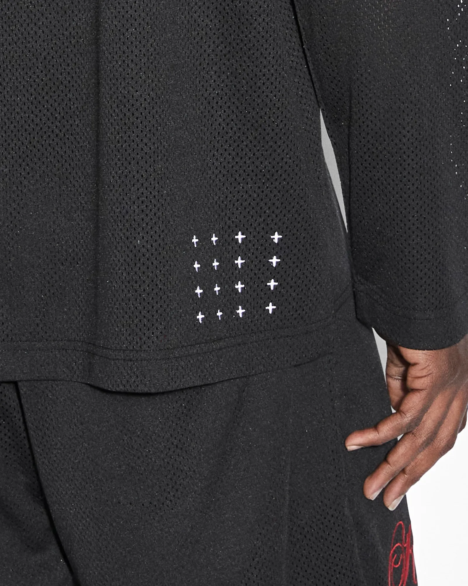 Store Ksubi Scripted Hockey Jersey Black