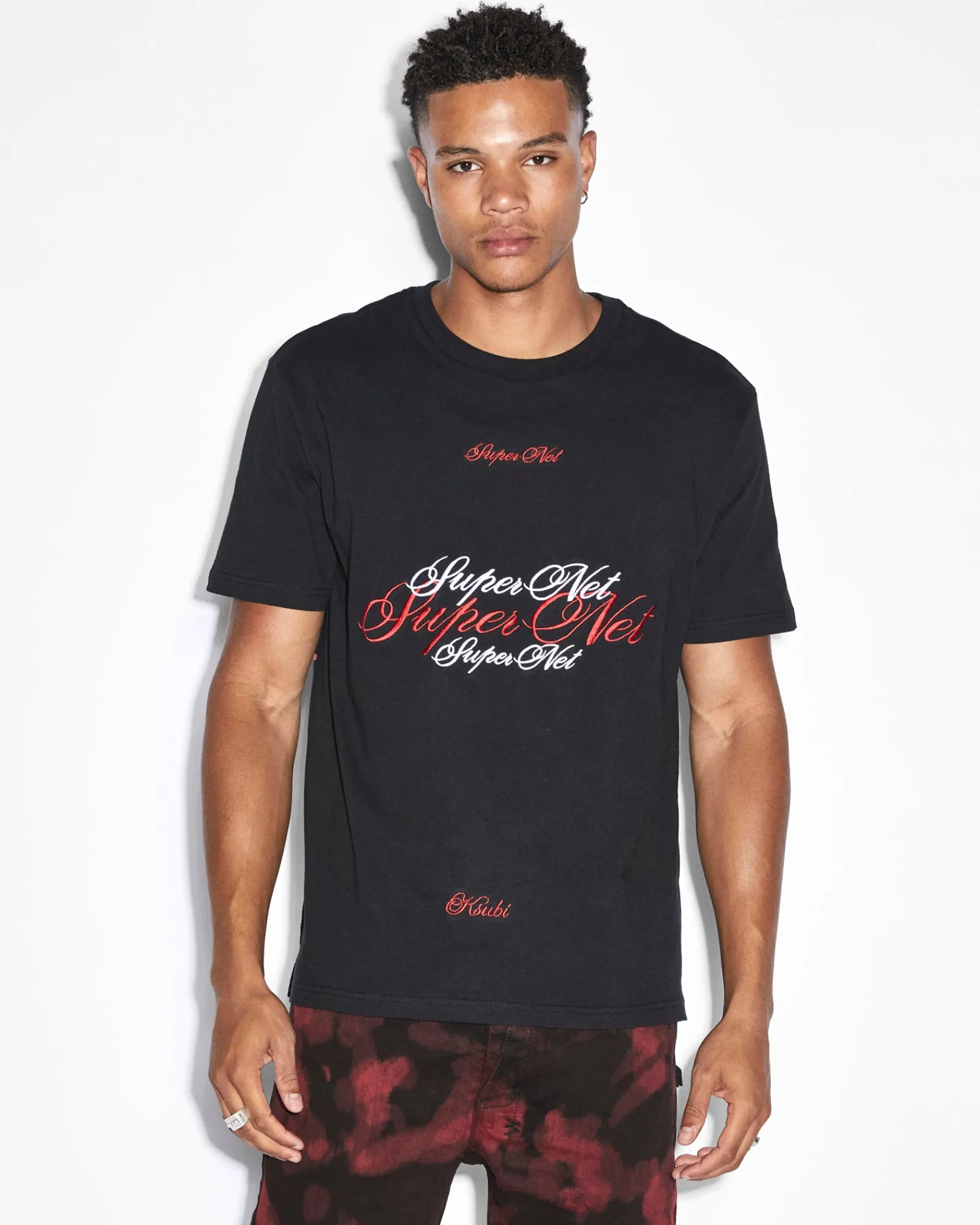 Online Ksubi Scripted Kash Ss Tee Red/Black