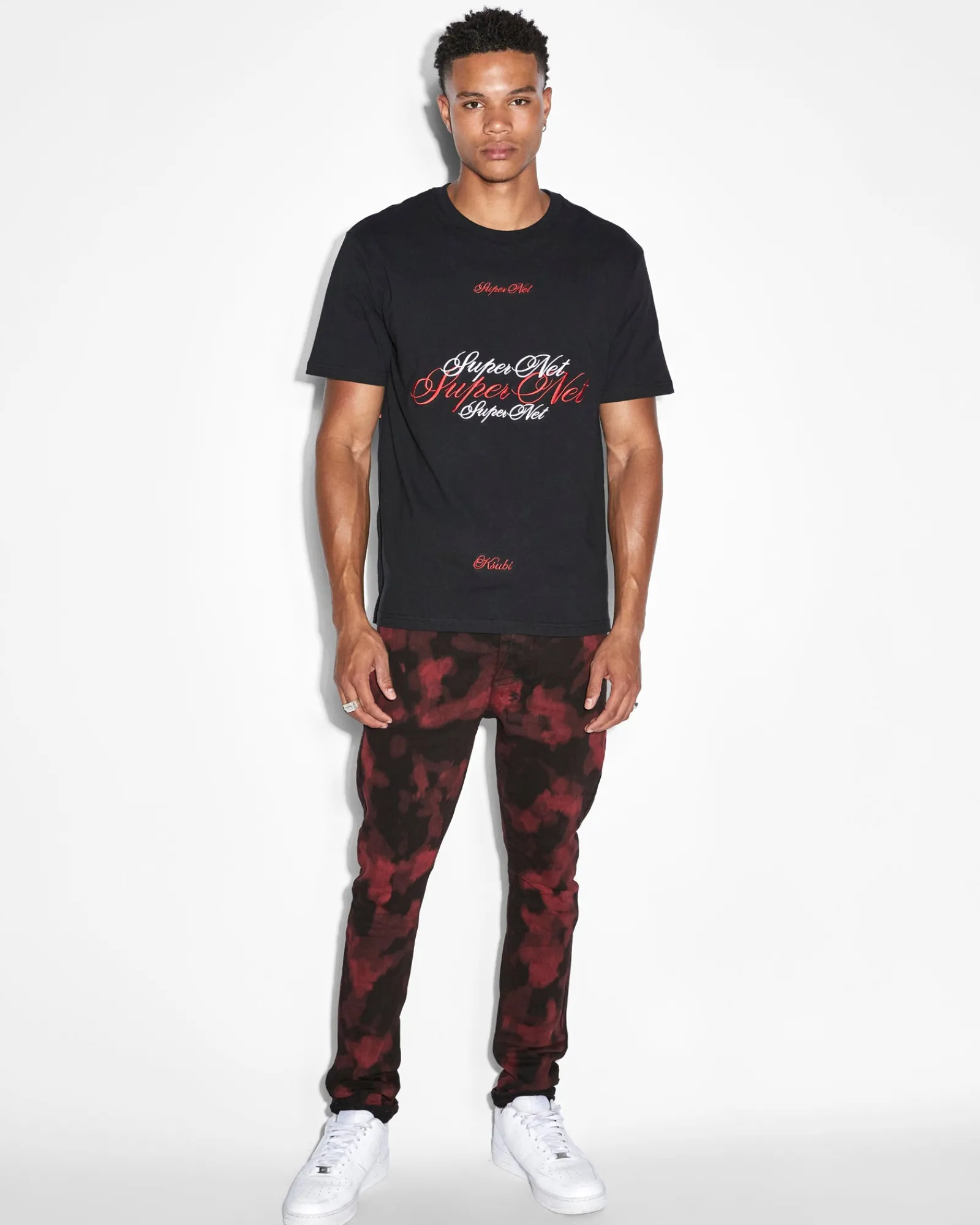 Online Ksubi Scripted Kash Ss Tee Red/Black