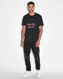 Online Ksubi Scripted Kash Ss Tee Red/Black