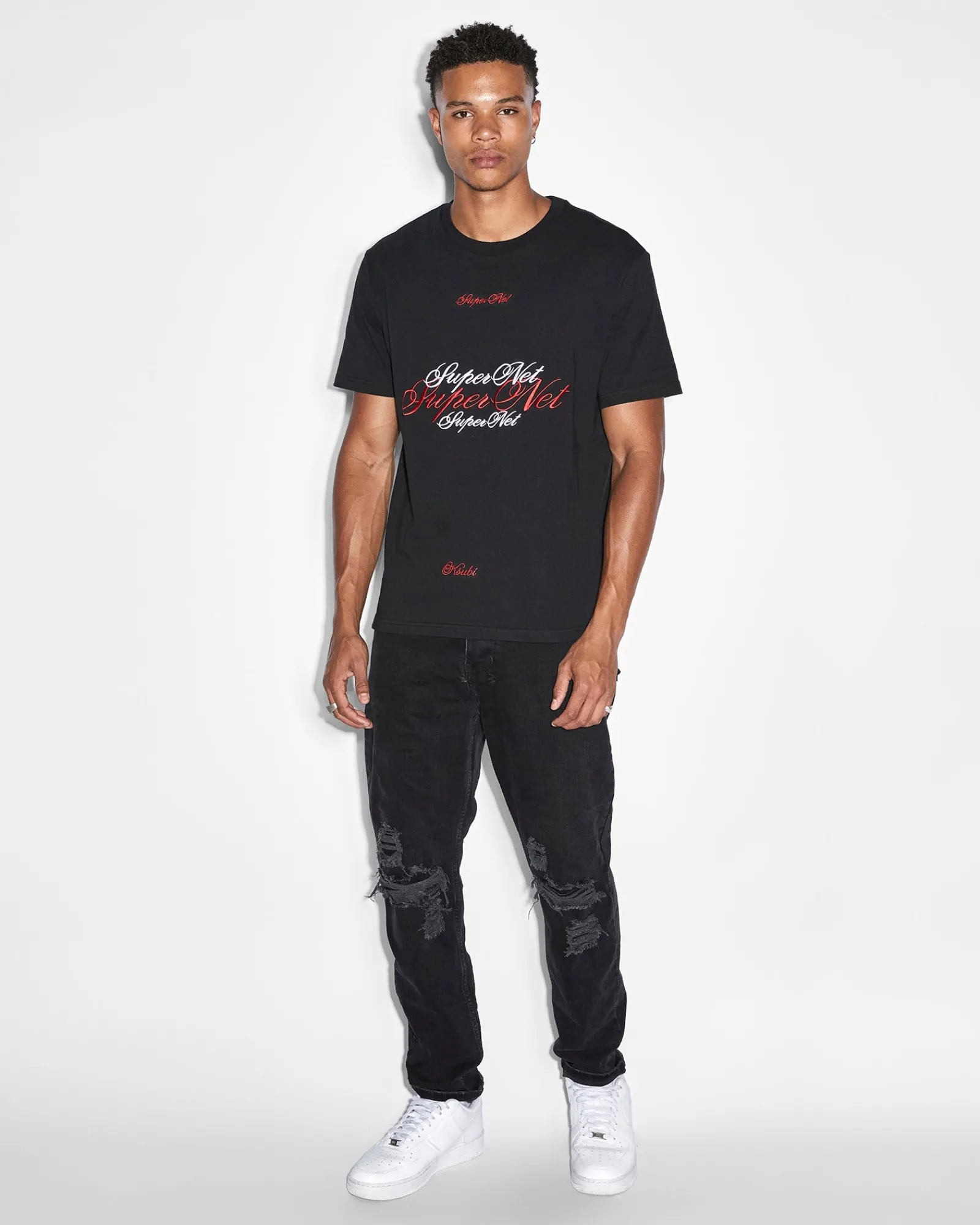 Online Ksubi Scripted Kash Ss Tee Red/Black