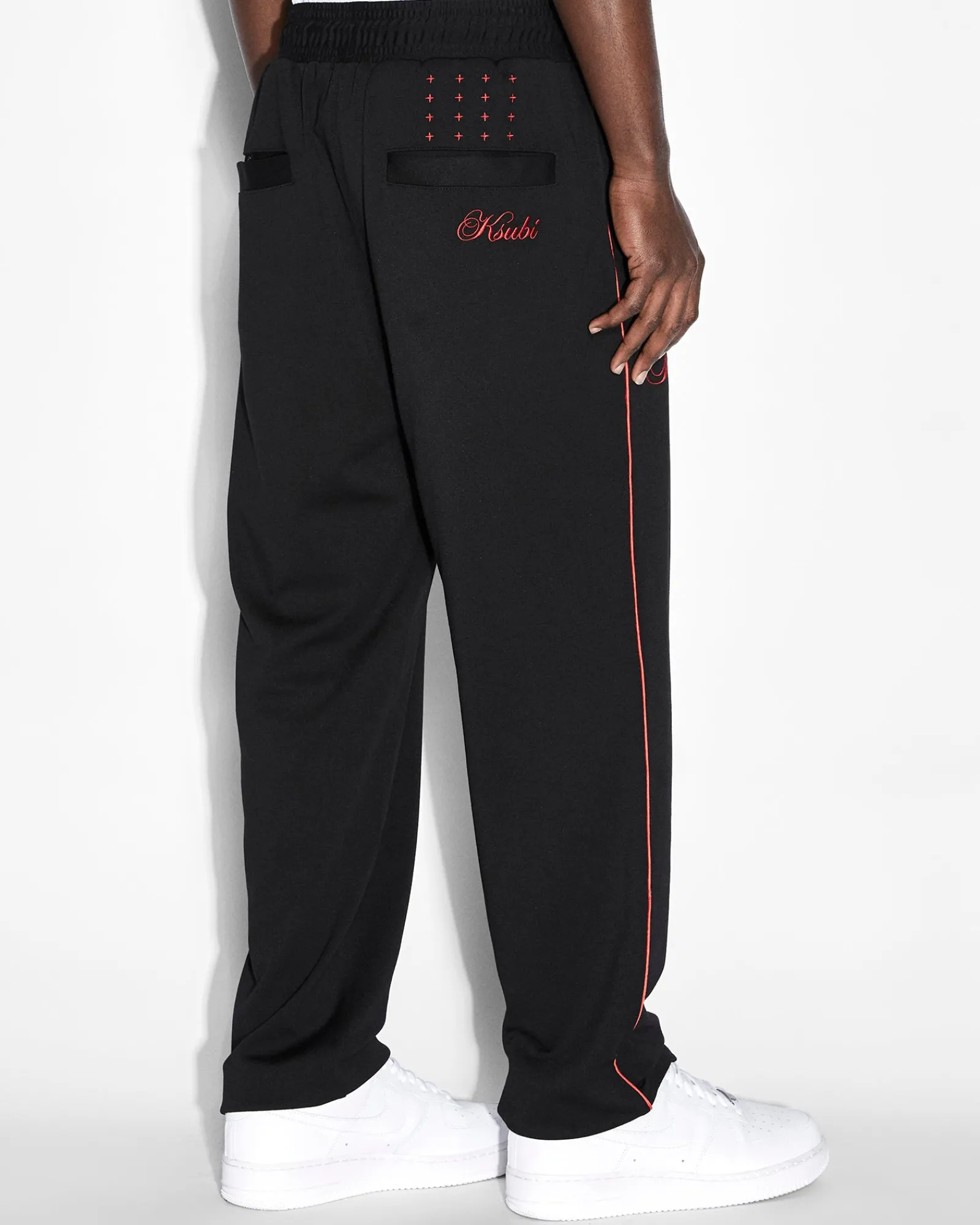 Store Ksubi Scripted Synthesis Pant Black/Red