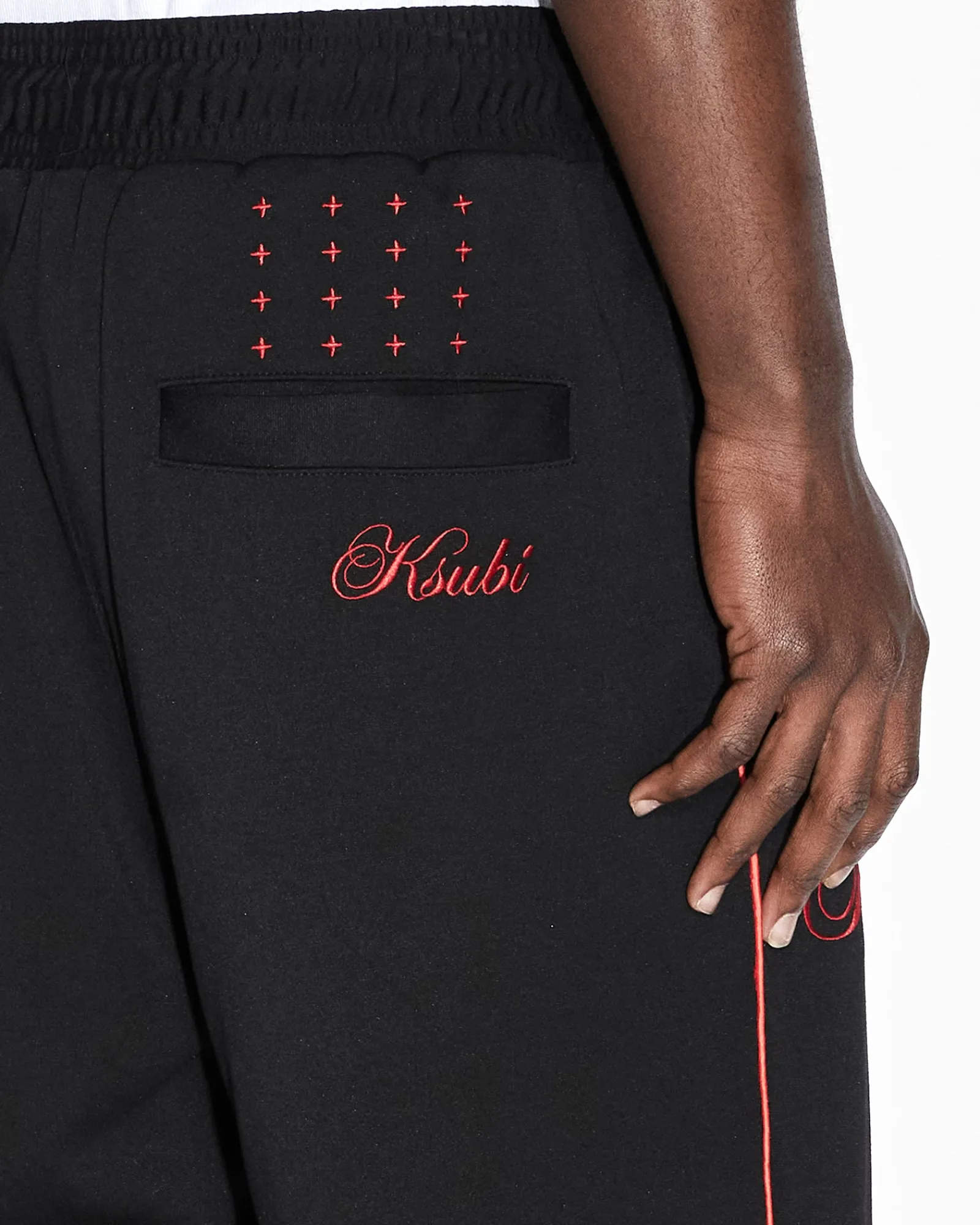 Store Ksubi Scripted Synthesis Pant Black/Red