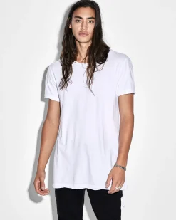 Clearance Ksubi Seeing Lines Ss Tee White