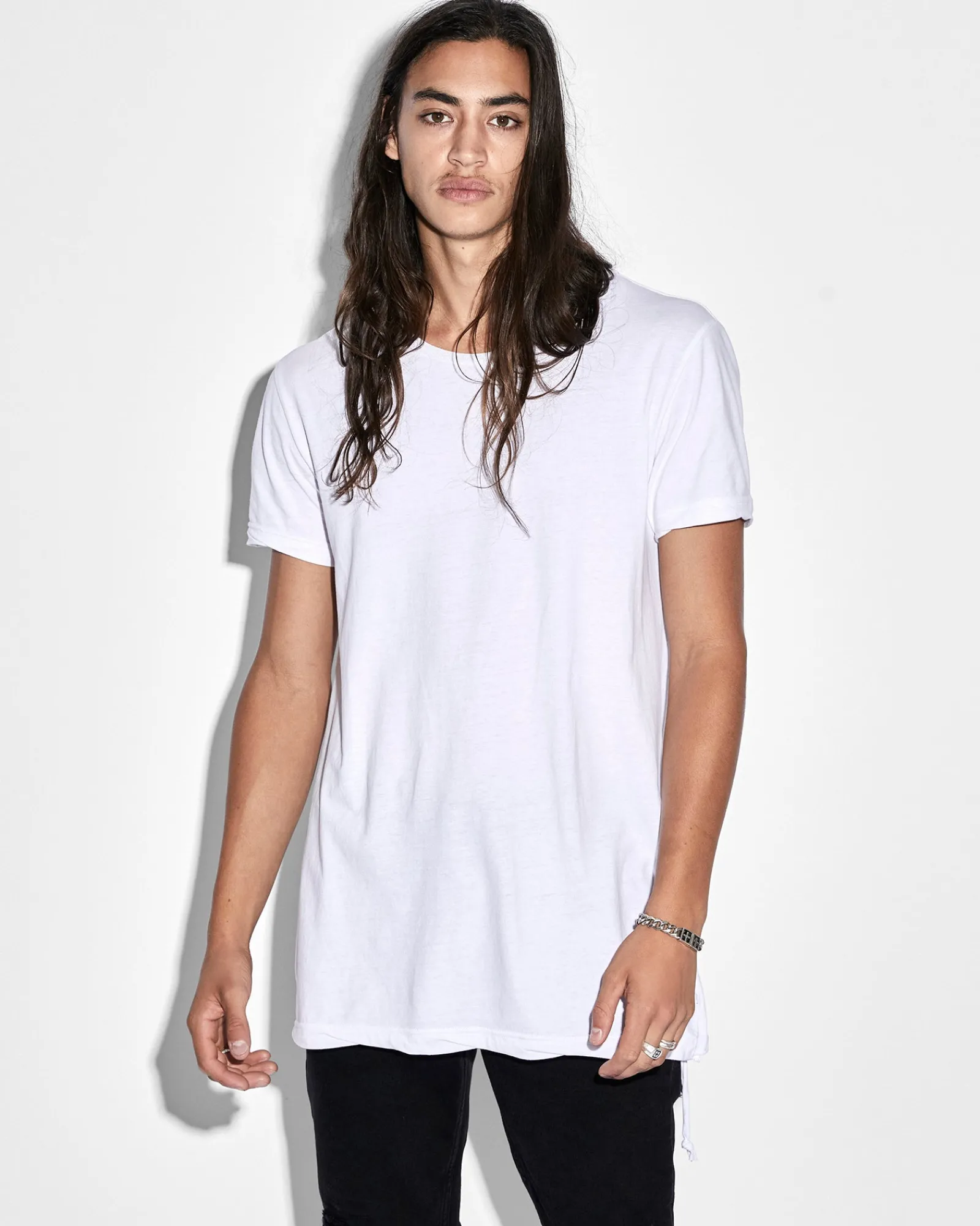 Clearance Ksubi Seeing Lines Ss Tee White