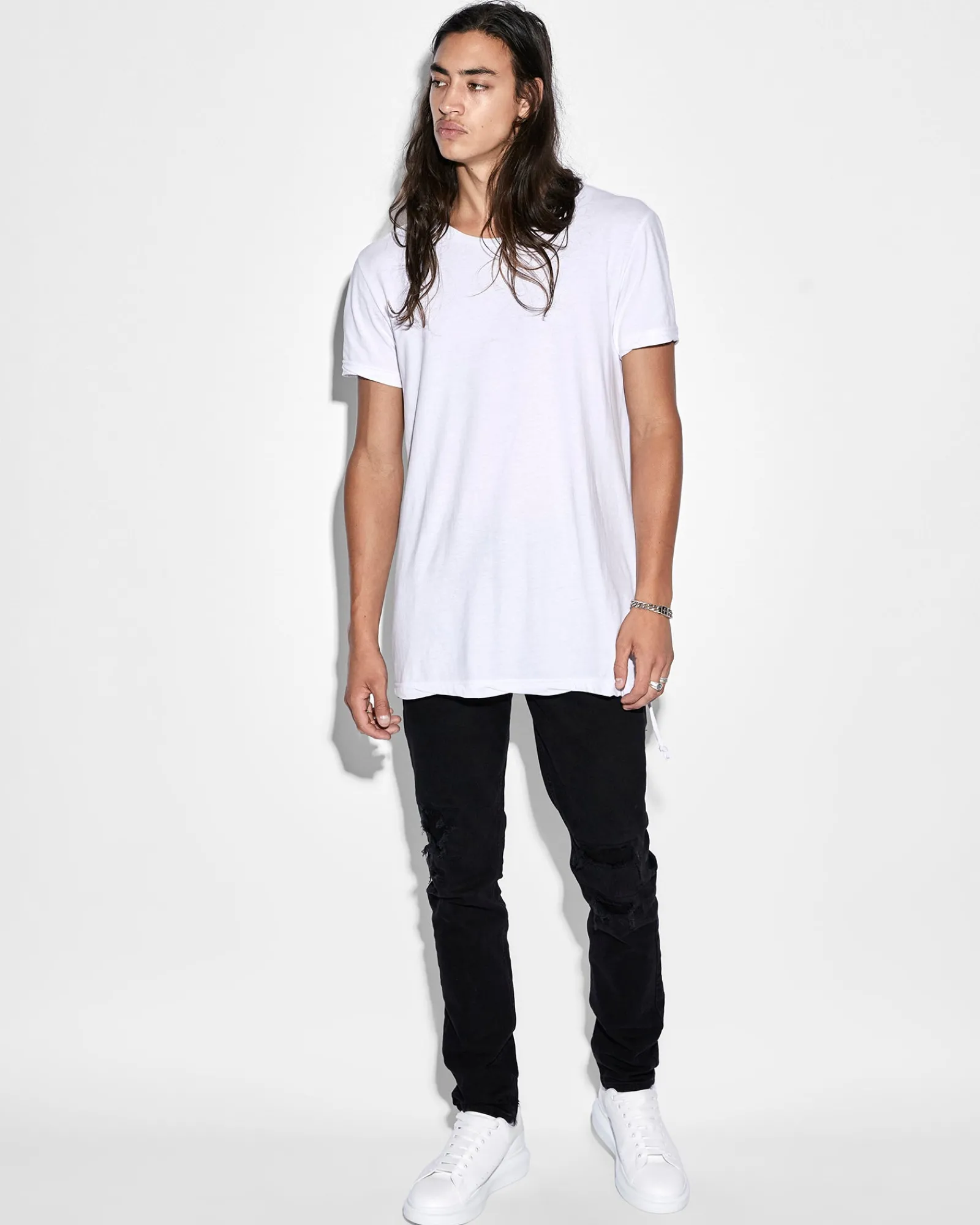 Clearance Ksubi Seeing Lines Ss Tee White