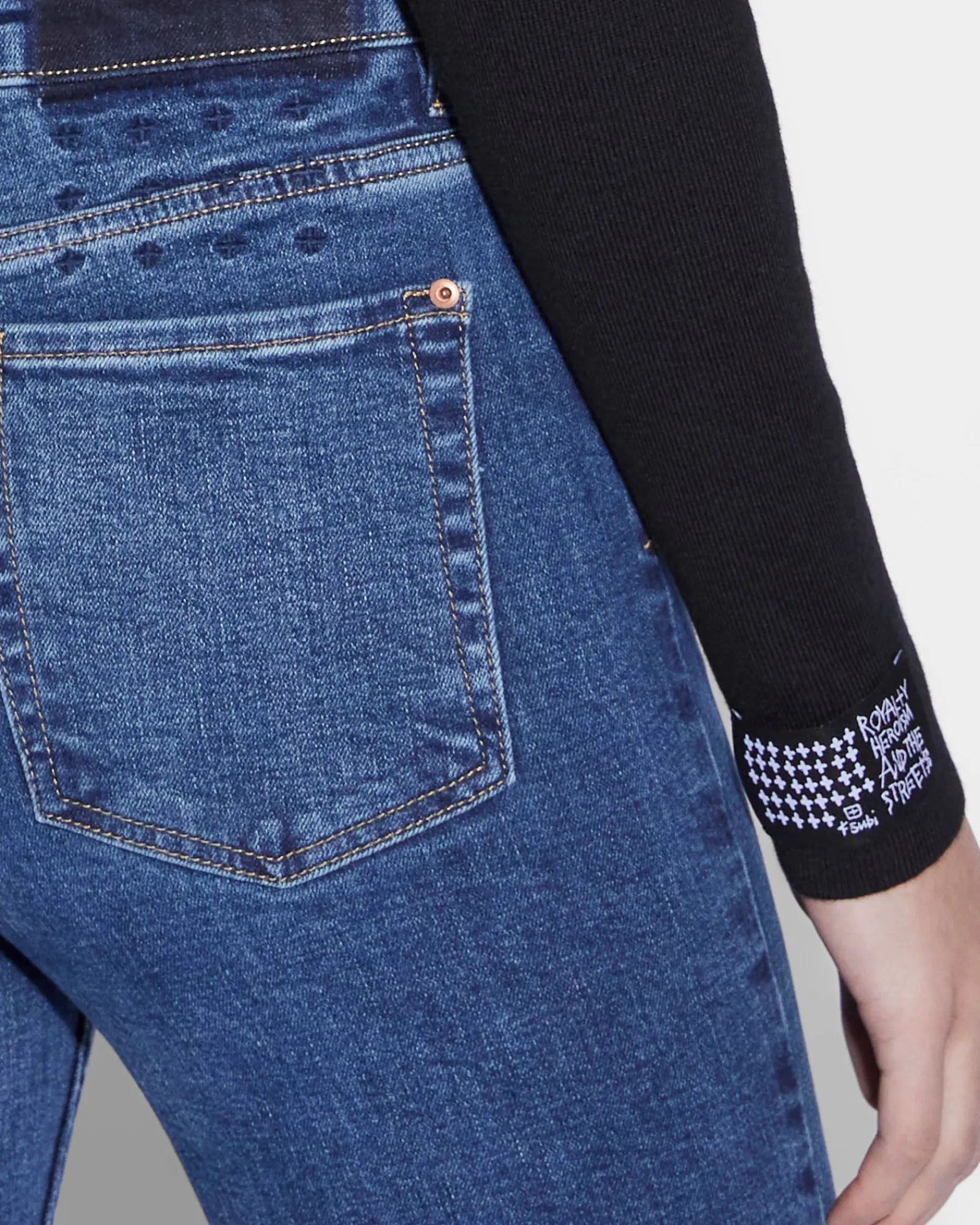 New Ksubi Shrunken Cardi Black Emblazed