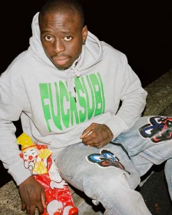 Store Ksubi Slawn Biggie Hoodie Grey Marle
