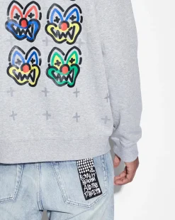Store Ksubi Slawn Biggie Hoodie Grey Marle