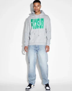 Store Ksubi Slawn Biggie Hoodie Grey Marle