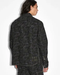 Outlet Ksubi Snakebite Ls Shirt Camo