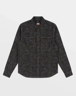 Outlet Ksubi Snakebite Ls Shirt Camo