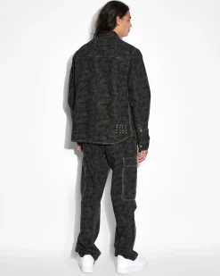 Outlet Ksubi Snakebite Ls Shirt Camo