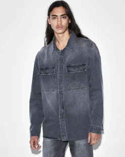 Clearance Ksubi Snakebite Shirt Skar Ticket