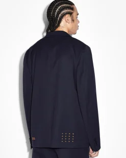 Outlet Ksubi Sting Blazer Navy