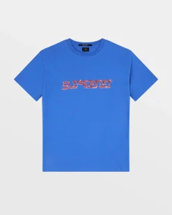 Fashion Ksubi Supernet Biggie Ss Tee Cobalt