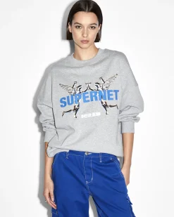 Flash Sale Ksubi Supernet Oh G Crew Grey Marle